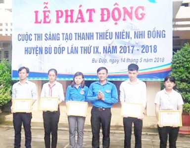 Cuộc thi Sáng tạo Thanh Thiếu niên Nhi đồng huyện Bù Đốp lần thứ IX, năm học 2017 – 2018