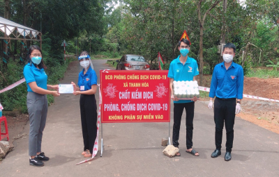 Hội LHTN Việt Nam huyện Bù Đốp cùng chung tay phòng, chống dịch bệnh Covid-19