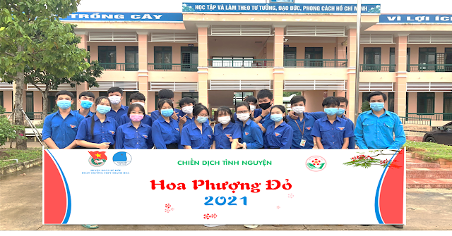 Chiến dịch Hoa phượng Đỏ tại Đoàn trường THPT Thanh Hòa huyện Bù Đốp